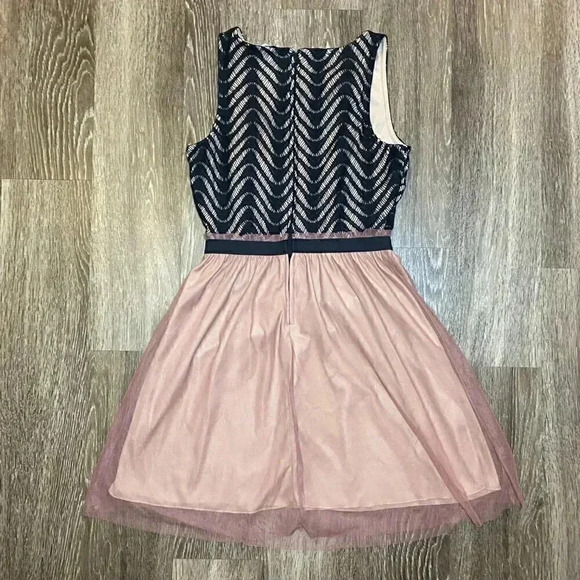 Pink and Black Speechless Tulle Dress - 7 - Picture 5 of 8